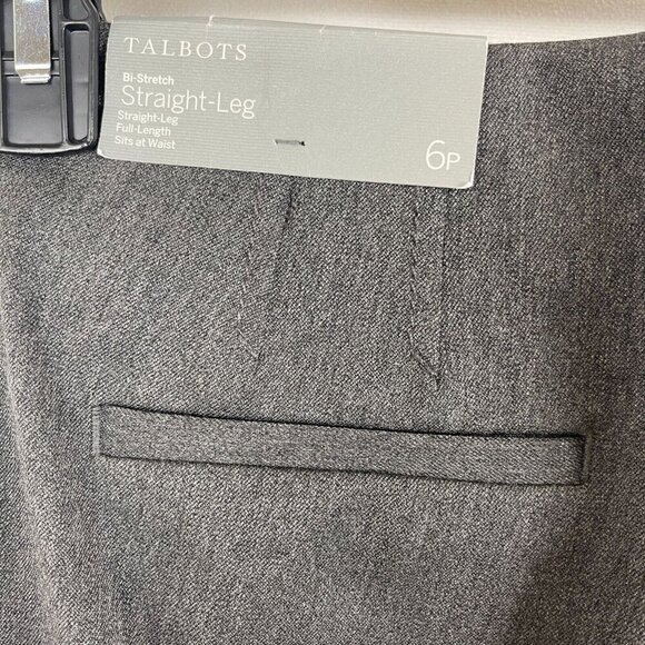 Talbots Women Stretch Straight-Leg Pants Size 6P - Picture 5 of 8
